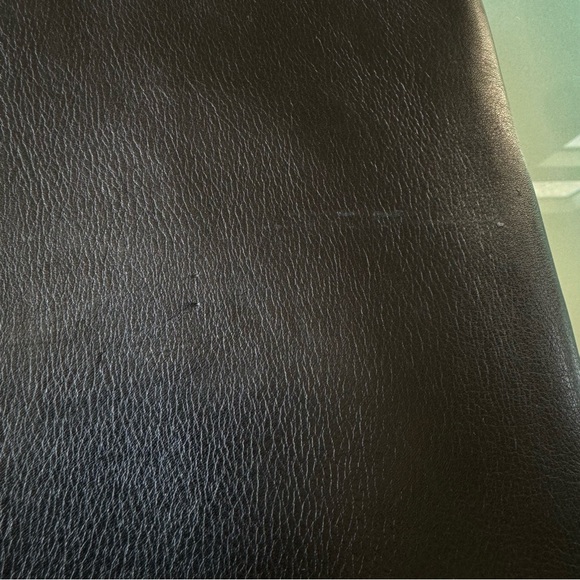 Fossil Black Leather Clutch Handbag Leopard Print - Picture 11 of 11